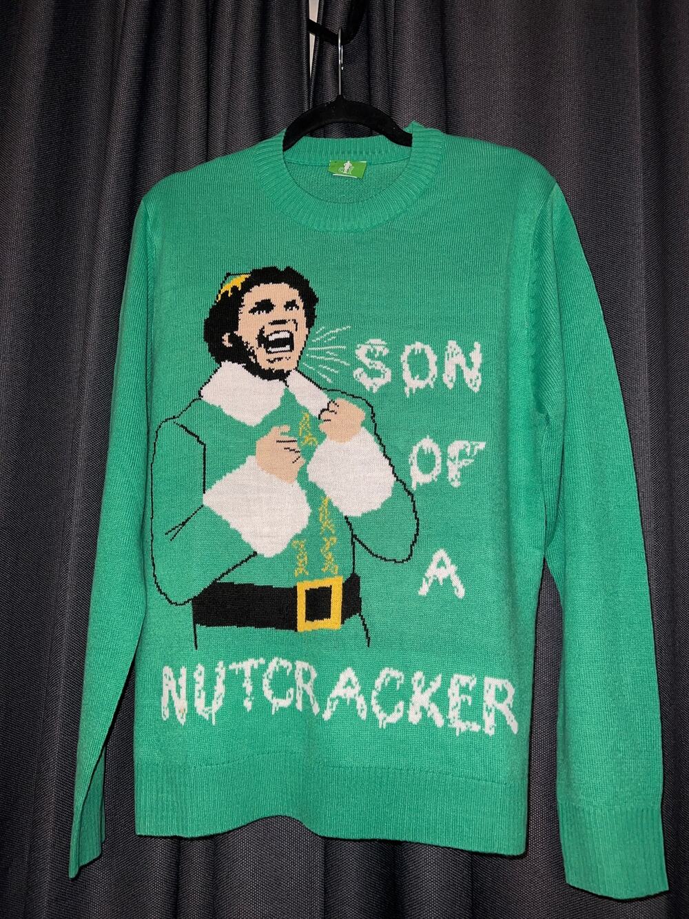 Ugly Christmas Sweater Xmas Size Medium Elf
